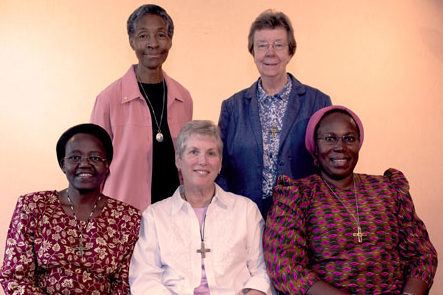 Congregational Leadership team including Sister Teresita.