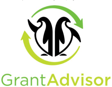 Logo for GrantAdvisor with two penguins